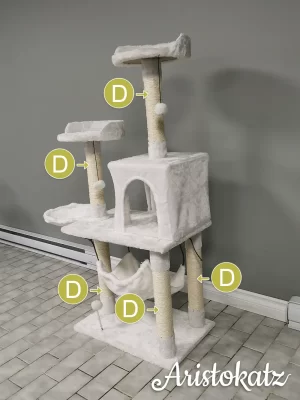 Replacement Scratching Post for 55" Cat Tree