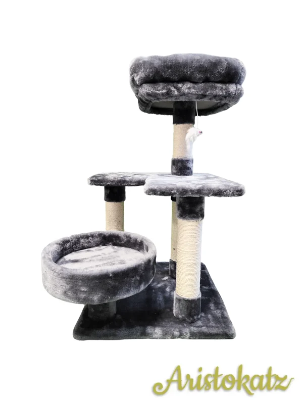 Gray 32” (80 cm) Cat Tree - Image 3