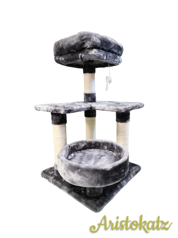 Gray 32” (80 cm) Cat Tree - Image 4