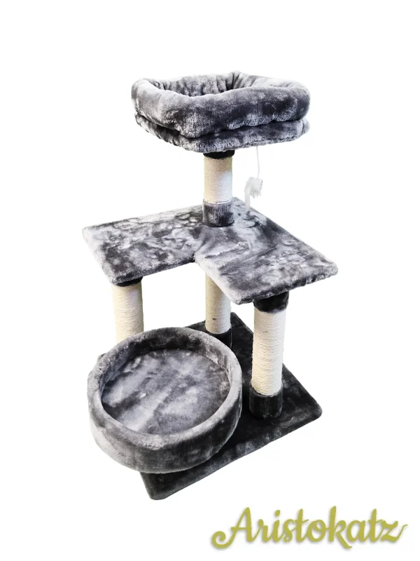 Gray 32” (80 cm) Cat Tree - Image 5